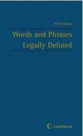 Words and Phrases Legally Defined, 5th edition