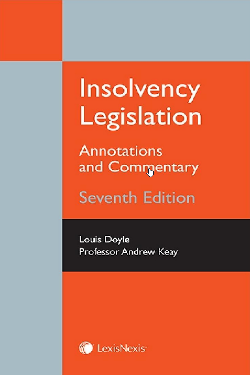Insolvency Legislation: Annotations and Commentary